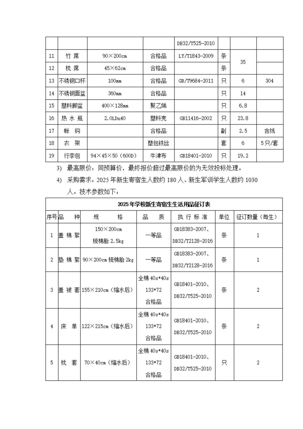 采购公告—开云网页版登录入口2025年学生生活会用品采购项目_01